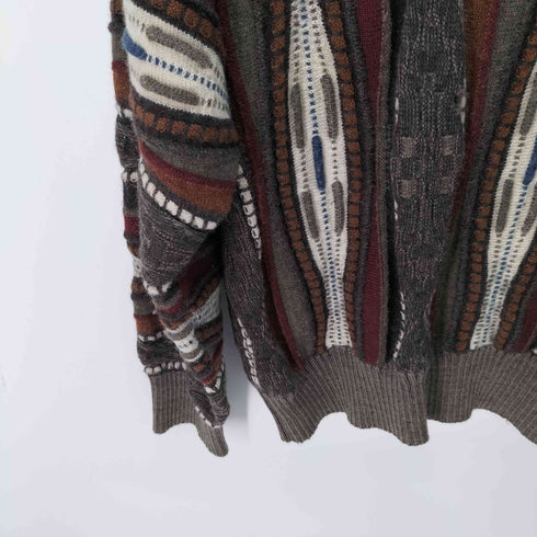 バラクータ BARACUTA ウルグアイ製 ウール100 3Dニット メンズ import:XL