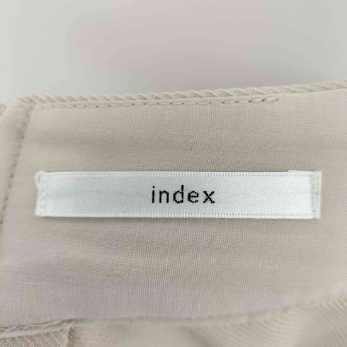 インデックス INDEX 25SS サイドバックルストレッチテーパードパンツ レディース JPN:S