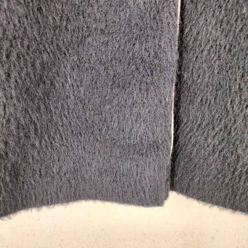 ビジュー装飾レーヨン混ステンカラーコート レディース S