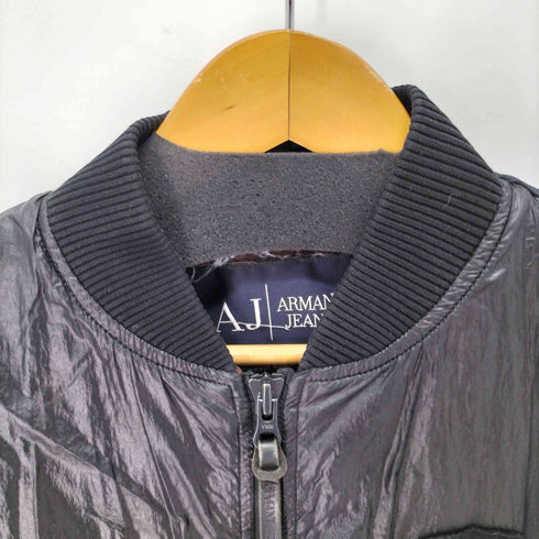 アルマーニジーンズ ARMANI JEANS ダブルジップ ボンバージャケット メンズ EUR:48