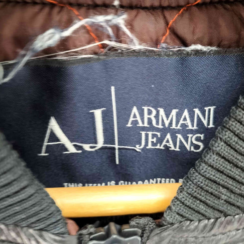 アルマーニジーンズ ARMANI JEANS ダブルジップ ボンバージャケット メンズ EUR:48