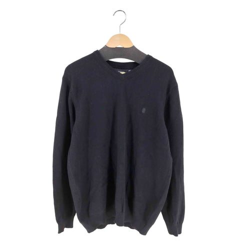 アイゾッド IZOD ロゴ刺繍 コットンアクリル Vネックニット メンズ XLT