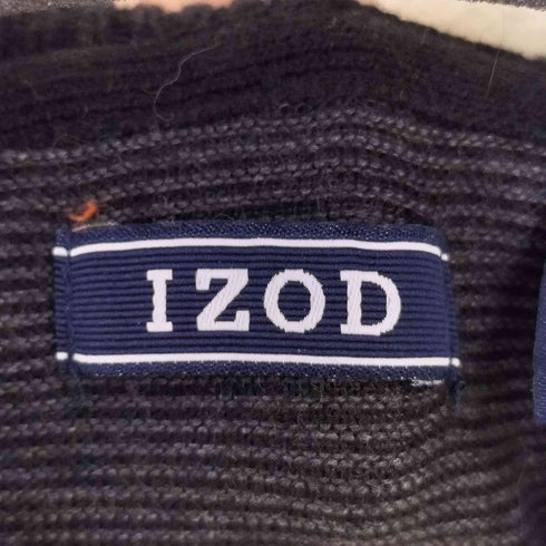 アイゾッド IZOD ロゴ刺繍 コットンアクリル Vネックニット メンズ XLT