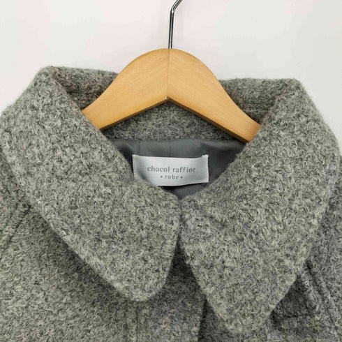 ショコラフィネローブ chocol raffine robe 24AW GREEN PARKS 2WAYカラーコクーンブルゾン レディース FREE