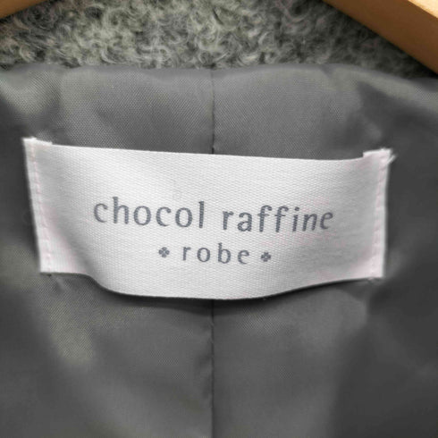 ショコラフィネローブ chocol raffine robe 24AW GREEN PARKS 2WAYカラーコクーンブルゾン レディース FREE