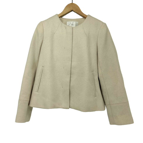 インデックス INDEX 23AW カシミヤ混ノーカラーショートコート レディース JPN:M