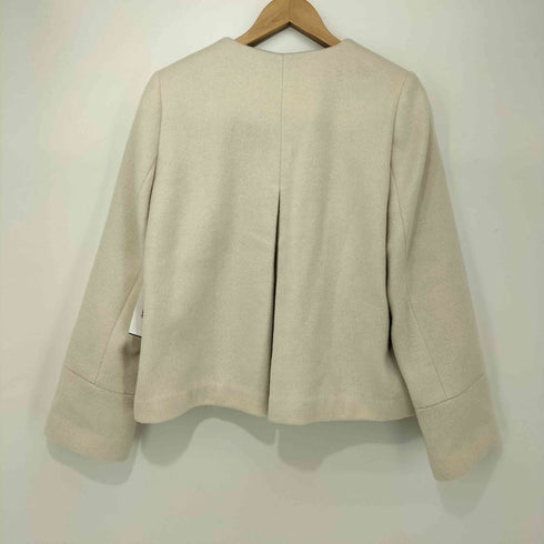 インデックス INDEX 23AW カシミヤ混ノーカラーショートコート レディース JPN:M