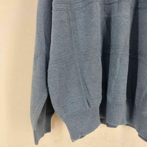 アイゾッド IZOD 香港製 格子 コットンニット メンズ import:XXL