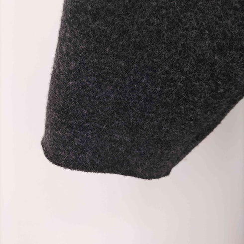 LA MONET フェイクレザーポケット フード コート レディース