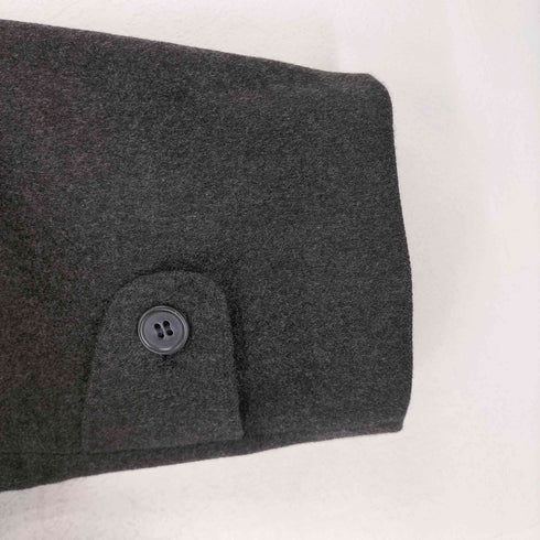 カシミヤ100比翼ステンカラーコート メンズ 170