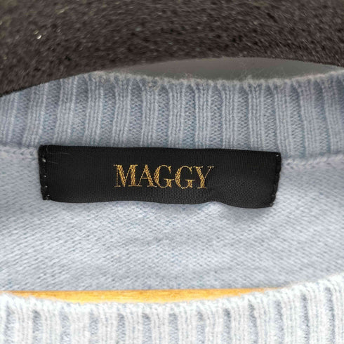 マギー MAGGY カシミヤ クルーネック セーター レディース FREE