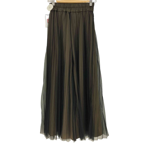 MIELI INVARIANT Tulle Layer Pleat Pants チュールレイヤー プリーツ パンツ レディース FREE