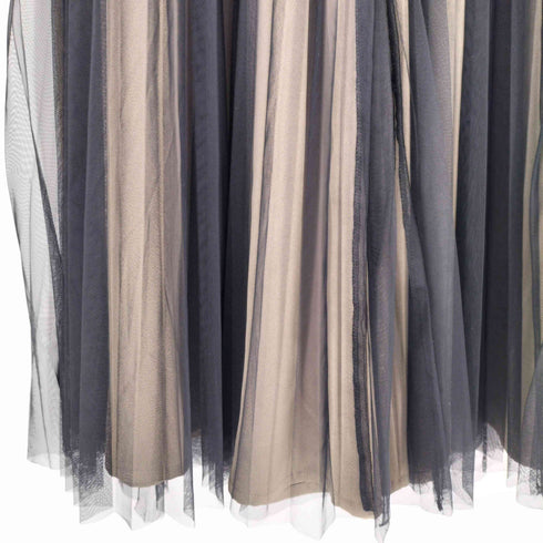 MIELI INVARIANT Tulle Layer Pleat Pants チュールレイヤー プリーツ パンツ レディース FREE
