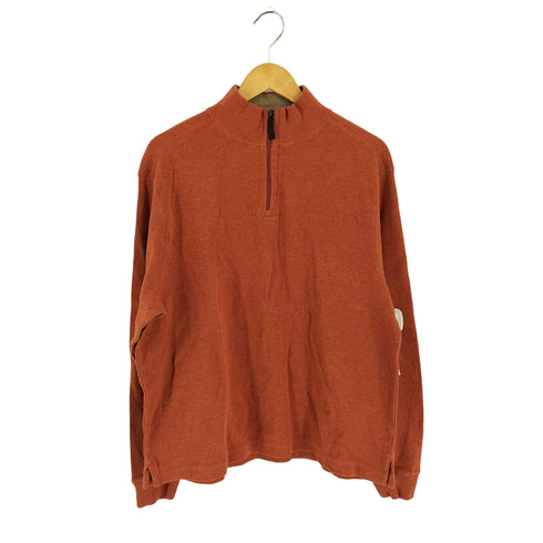 ジョスエーバンク Jos A Bank ハーフジップ コットンニット メンズ import:L