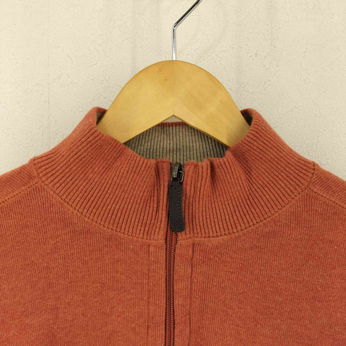 ジョスエーバンク Jos A Bank ハーフジップ コットンニット メンズ import:L