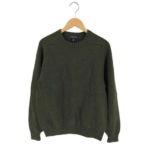 ランズエンド LANDS END コットン ドリフターセーター メンズ import:M