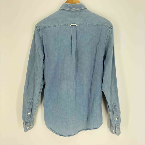アクネストゥディオズ ACNE STUDIOS Isherwood Button-Down Collar Washed-Denim Shirt イシャーウッド ボタンダウンカラー ウォッシュド デニム シャツ メンズ EUR:46