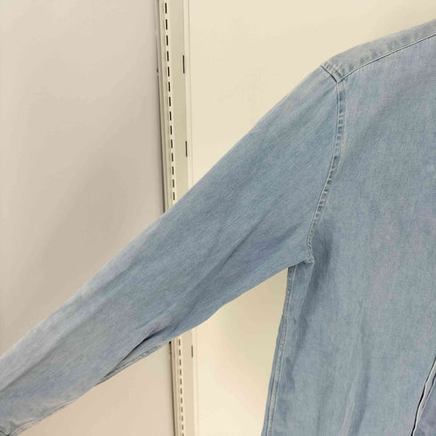 アクネストゥディオズ ACNE STUDIOS Isherwood Button-Down Collar Washed-Denim Shirt イシャーウッド ボタンダウンカラー ウォッシュド デニム シャツ メンズ EUR:46