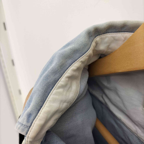 アクネストゥディオズ ACNE STUDIOS Isherwood Button-Down Collar Washed-Denim Shirt イシャーウッド ボタンダウンカラー ウォッシュド デニム シャツ メンズ EUR:46