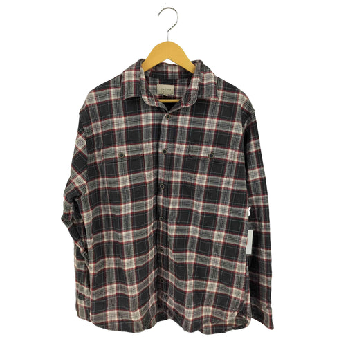 jachs チェック コットン ネルシャツ メンズ import:XL