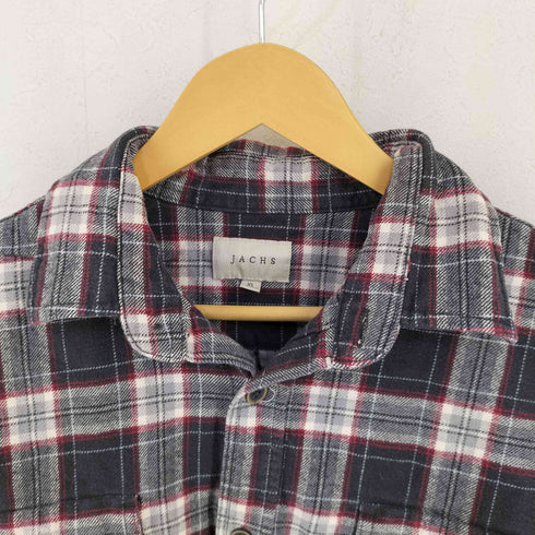 jachs チェック コットン ネルシャツ メンズ import:XL