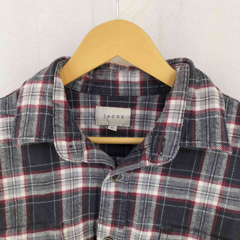 jachs チェック コットン ネルシャツ メンズ import:XL