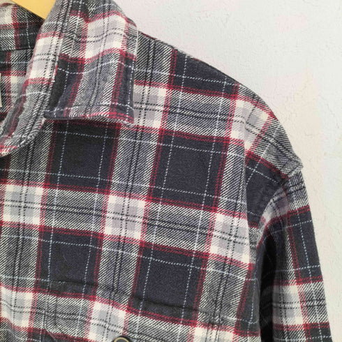 jachs チェック コットン ネルシャツ メンズ import:XL