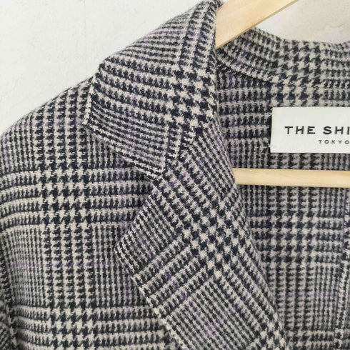 ザシンゾーン THE Shinzone グレンチェック チェスターコート メンズ 34