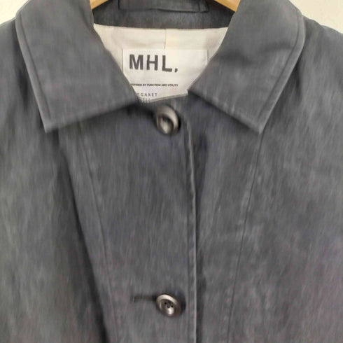 エムエイチエル MHL. ベーシックロングステンカラーコート レディース 2
