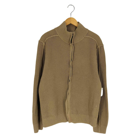 ザラ ZARA ダブルジップ ローゲージニット メンズ import:L