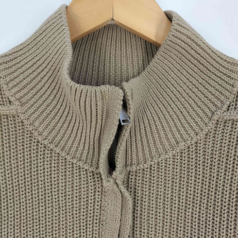 ザラ ZARA ダブルジップ ローゲージニット メンズ import:L