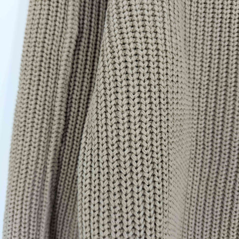 ザラ ZARA ダブルジップ ローゲージニット メンズ import:L
