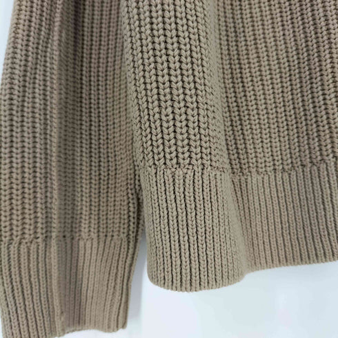 ザラ ZARA ダブルジップ ローゲージニット メンズ import:L