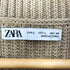 ザラ ZARA ダブルジップ ローゲージニット メンズ import:L