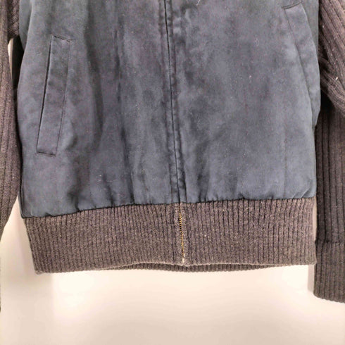 YUKIKO KIMIJIMA フェイクスエード ニットドッキングジャケット メンズ JPN:M