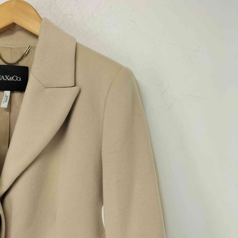 マックスアンドコー MAX & CO. イタリア製 ウール チェスター ショート コート レディース EUR:46