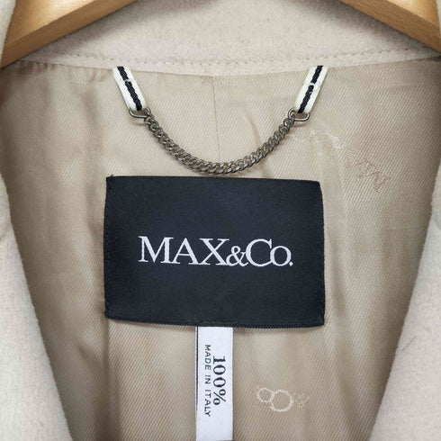 マックスアンドコー MAX & CO. イタリア製 ウール チェスター ショート コート レディース EUR:46