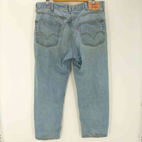 リーバイス Levis 00S RELAXED FIT ボタン裏249刻印 550 リラックスフイット ヴィンテージ ウオッシュ 汚れ加工 バギー デニムパンツ 極太 メンズ W38L30