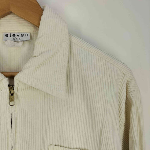ELEVEN USA 90S コーデュロイ ジップシャツ メンズ