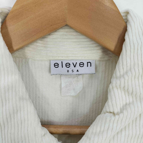 ELEVEN USA 90S コーデュロイ ジップシャツ メンズ