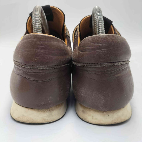 ハイドロゲン HYDROGEN イタリア製 レザー スウェード メッシュ 異素材切替 ダブルモンク ストラップ スニーカー Y2K メンズ EUR:41