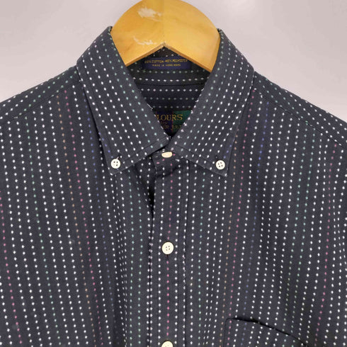 カラーズバイアレクサンダージュリアン COLOURS by ALEXANDER JULIAN 90S~00S マルチドット BDシャツ メンズ import:M