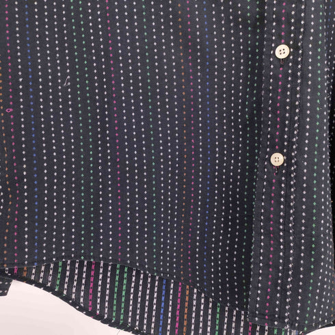 カラーズバイアレクサンダージュリアン COLOURS by ALEXANDER JULIAN 90S~00S マルチドット BDシャツ メンズ import:M
