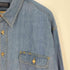 90S~00S 2ポケット デニムレギュラーカラーシャツ メンズ import:XL