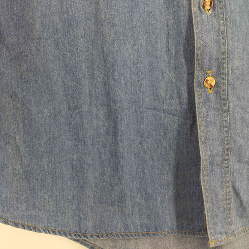90S~00S 2ポケット デニムレギュラーカラーシャツ メンズ import:XL