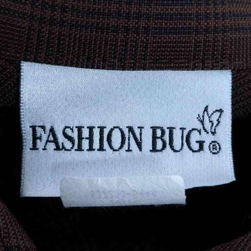 90S USA製 ポリ チェックレギュラーカラーシャツ メンズ 26/28