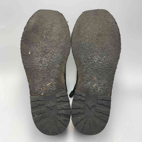 プントピグロ PUNTO PIGRO イタリア製 Vibram ラバーソール ドローコード プレーントゥ レザー シューズ メンズ EUR:40