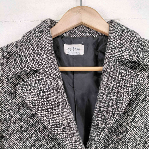 MADE IN ITALY ウールチェスターコート レディース 42