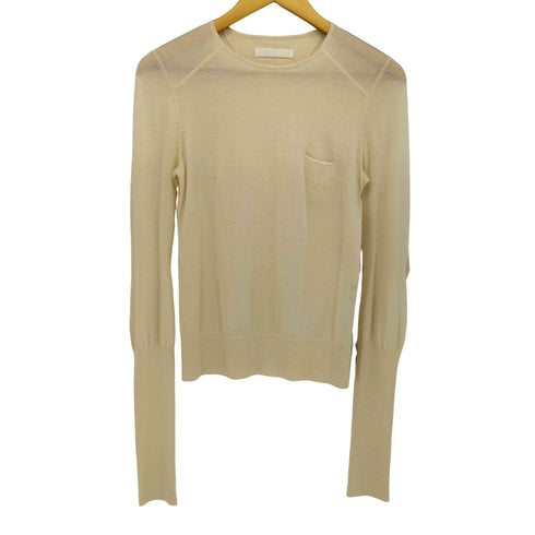 INTOCA ポケットデザイン クルーネック L/S ニット レディース