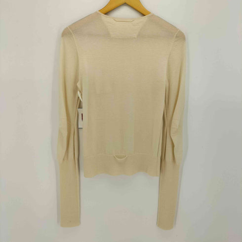 INTOCA ポケットデザイン クルーネック L/S ニット レディース